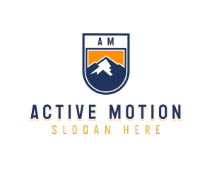 Mountain Hike Adventure logo design