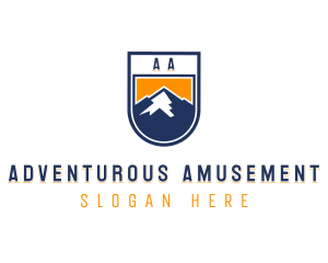 Mountain Hike Adventure logo design