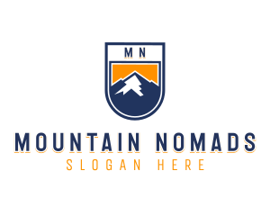 Mountain Hike Adventure logo design