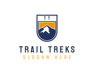 Mountain Hike Adventure logo design