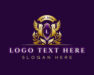 Luxury Stallion Pegasus logo