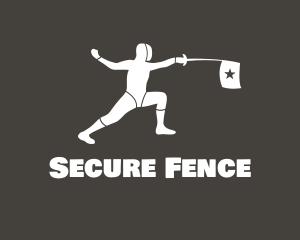 Fencing Sports Athlete logo