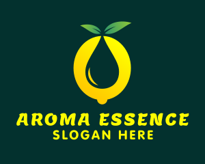 Lemon Citrus Essence  logo design