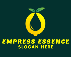 Lemon Citrus Essence  logo design