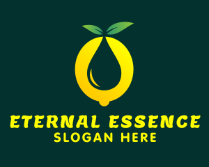 Lemon Citrus Essence  logo design