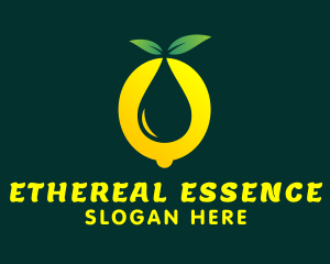 Lemon Citrus Essence  logo design