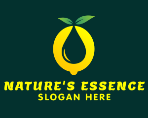 Lemon Citrus Essence  logo design