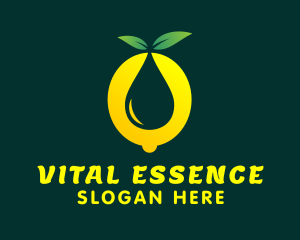 Lemon Citrus Essence  logo design