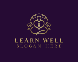 Yoga Wellness Meditation logo design