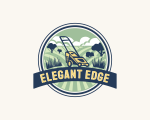 Garden Grass Lawn logo design