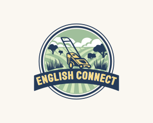 Garden Grass Lawn logo design