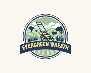 Garden Grass Lawn logo design