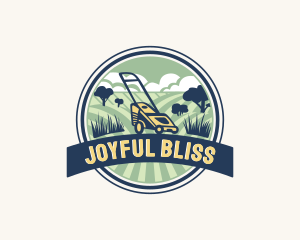 Garden Grass Lawn logo design