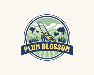 Garden Grass Lawn logo design