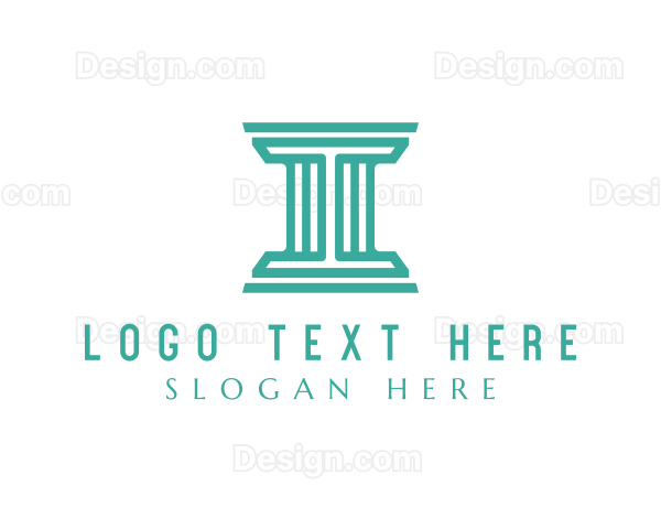 Architecture Pillar Letter I Logo