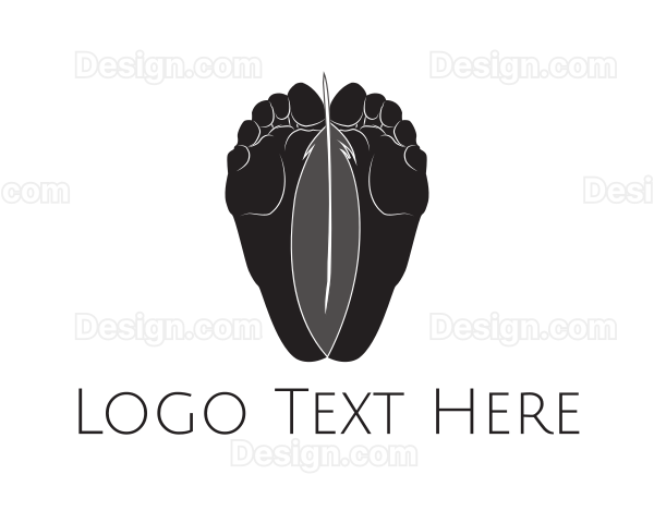 Feet Feather Reflexology Logo
