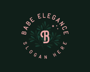 Whimsical Botanical Foliage logo design