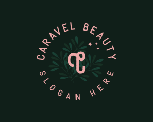 Whimsical Botanical Foliage logo design