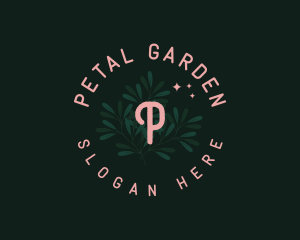 Whimsical Botanical Foliage logo design