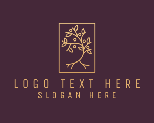 Golden Forest Tree logo