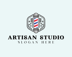 Comb Stylist Barber logo design