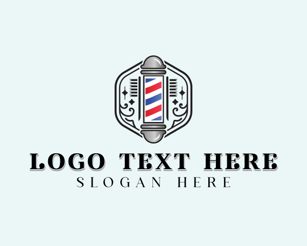Haircutter logo example 4