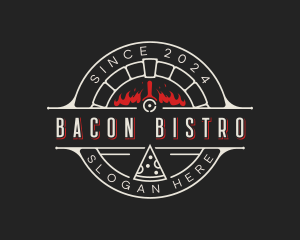 Pizzeria Food Bistro logo design