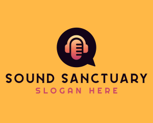 Mic Sound Podcast logo design