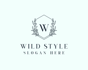 Floral Wedding Styling logo design