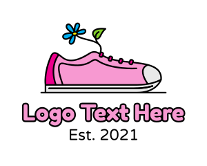 Floral Lady Sneaker Shoe logo