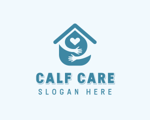 Heart Home Care  logo design