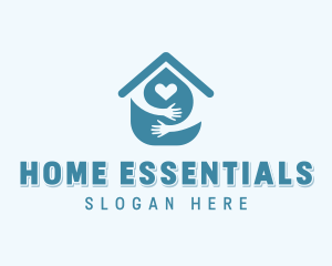 Heart Home Care  logo design