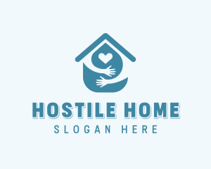 Heart Home Care  logo design