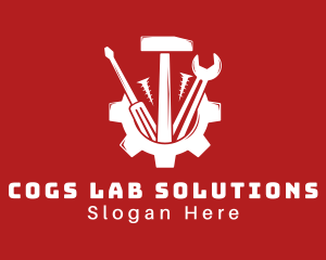 Labor Tool Cog logo design