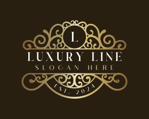 Ornamental Luxury Crest logo design