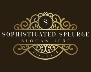 Ornamental Luxury Crest logo design