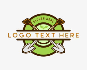 Shovel Garden Landscaping Logo