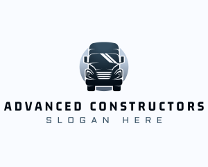 Courier Truck Automotive logo design