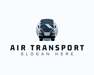 Courier Truck Automotive logo design