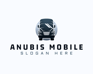 Courier Truck Automotive logo design