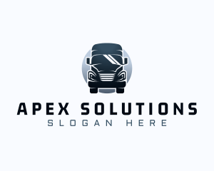 Courier Truck Automotive logo design