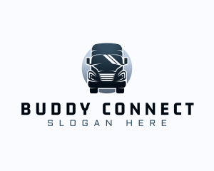 Courier Truck Automotive logo design