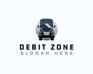 Courier Truck Automotive logo design