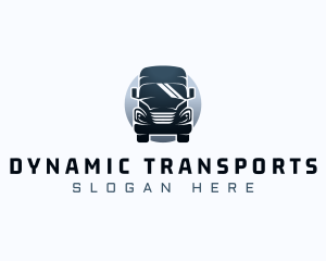 Courier Truck Automotive logo design