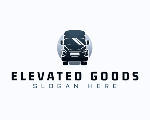 Courier Truck Automotive logo design