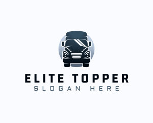 Courier Truck Automotive logo design