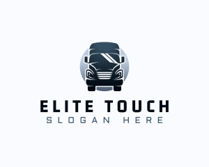 Courier Truck Automotive logo design