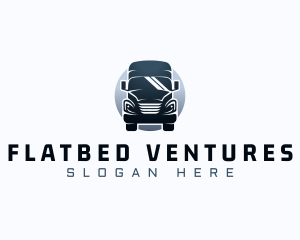 Courier Truck Automotive logo design