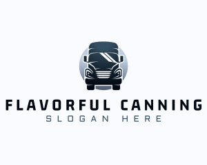 Courier Truck Automotive logo design