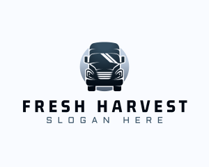 Courier Truck Automotive logo design